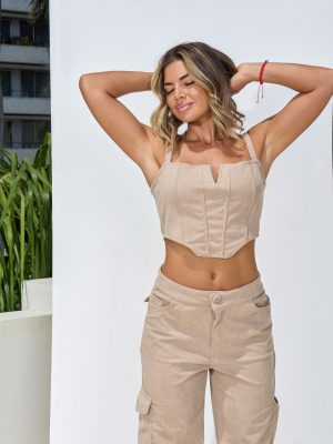 BUSTIER KATRINA (BEIGE)
