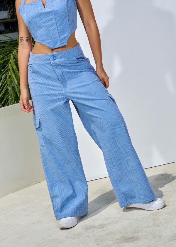 PANTALÓN KATRINA (CELESTE) - Imagen 2