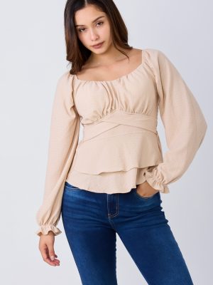 BLUSA SHEYLA M/L (BEIGE)