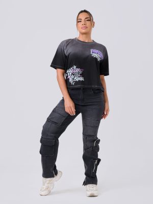 JEANS ROSAURA CARGO (GRIS)