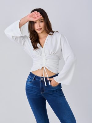 BLUSA LORENA M/L (PERLA)