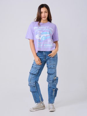 JEANS ROSAURA CARGO (AZUL)