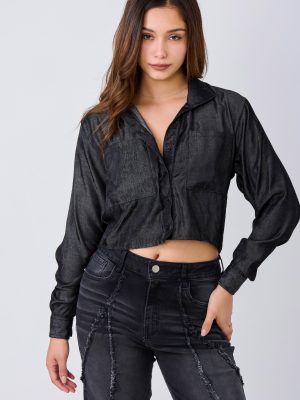 BLUSA ALANIS ML (NEGRO)