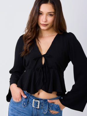 BLUSA PITAS M/L (NEGRO)