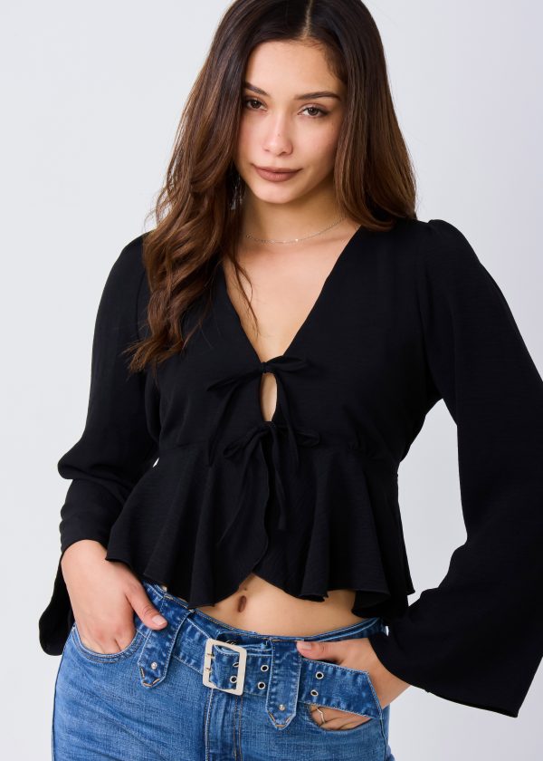 BLUSA PITAS M/L (NEGRO)