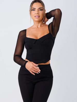 BUSTIER ASIA (NEGRO)