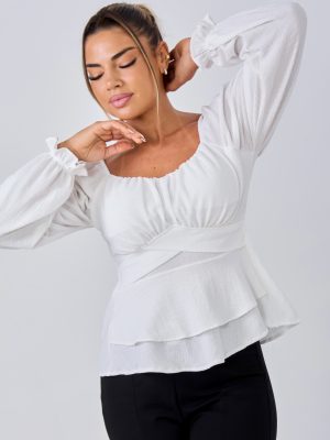BLUSA SHEYLA M/L (PERLA)