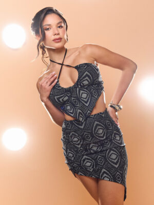 FALDA BRITNEY NIGHT-NEGRO