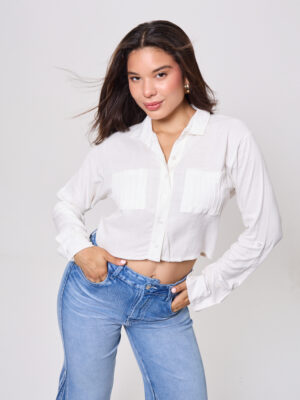 BLUSA ALEXA M/L - PERLA