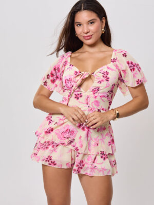 ENTERIZO SHORT LESLY - FUCSIA