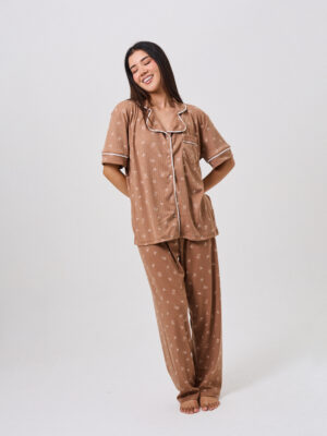 PIJAMA COCOA DREAMS - MARRÓN