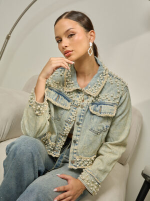 CASACA JEANS DEBORA 9920 - AZUL CLARO