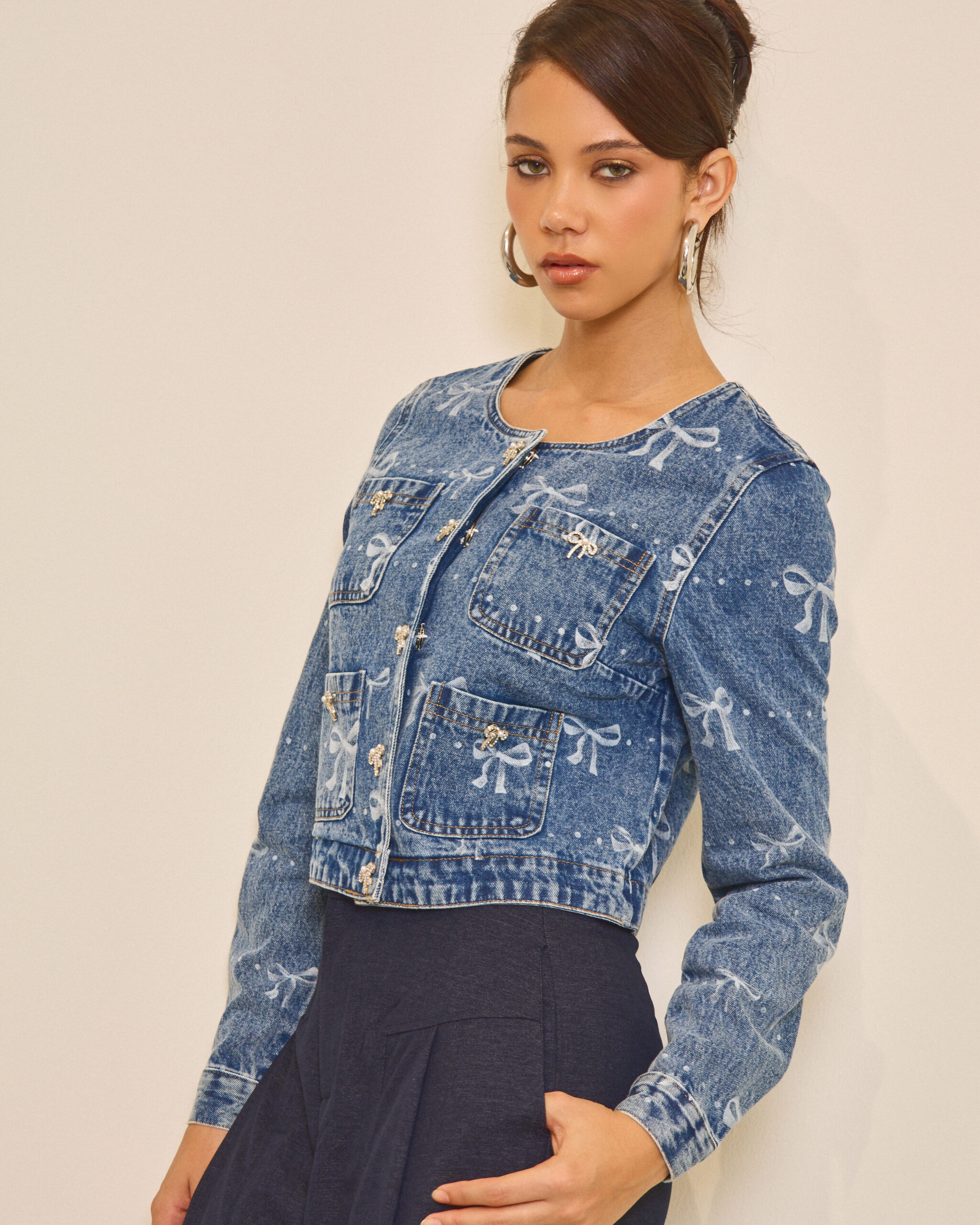 CASACA JEANS 9919 - AZUL