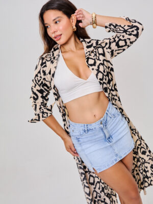 MINIFALDA SHORT JEANS BETNA - HIELO