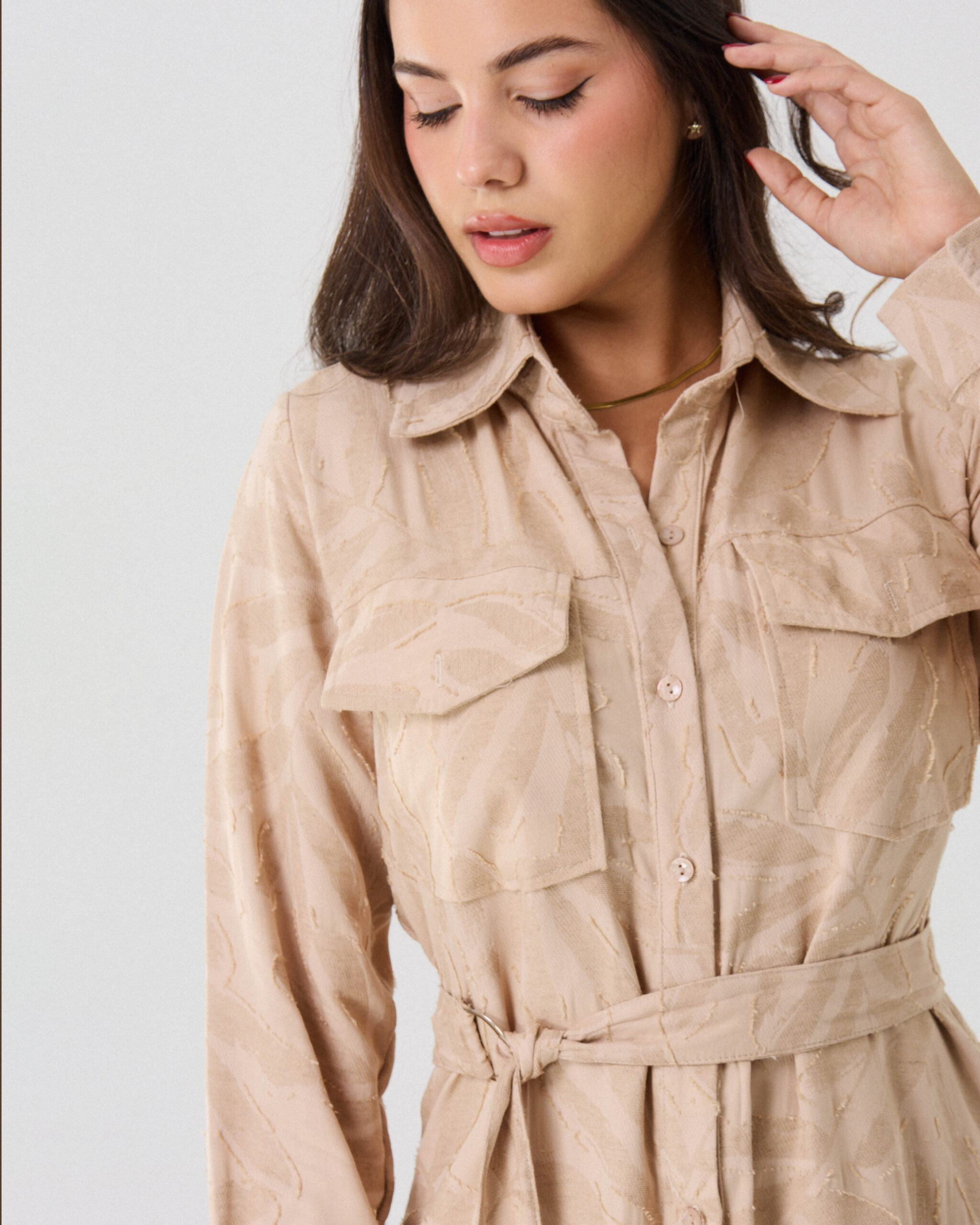 BLUSÓN EVELYN - BEIGE - Imagen 4