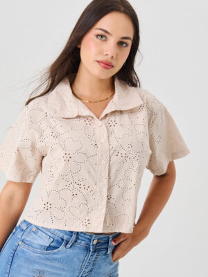 BLUSA NOELIA - BEIGE - Imagen 3