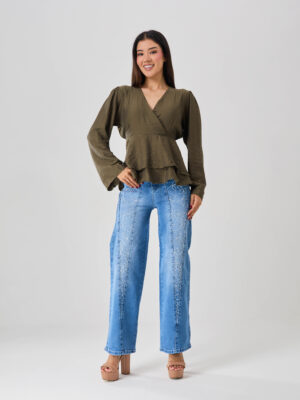 JEANS NADIA - CELESTE