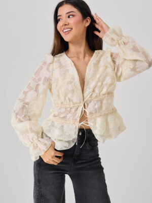 BLUSA ADRIANA - CREMA