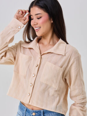 BLUSA CLAUDIA - BEIGE
