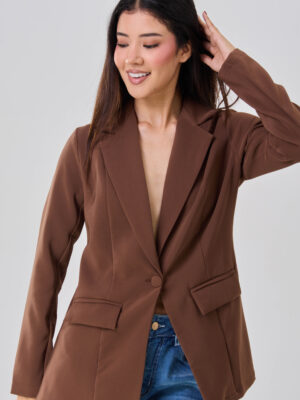 BLAZER DELIA M/L - MARRÓN