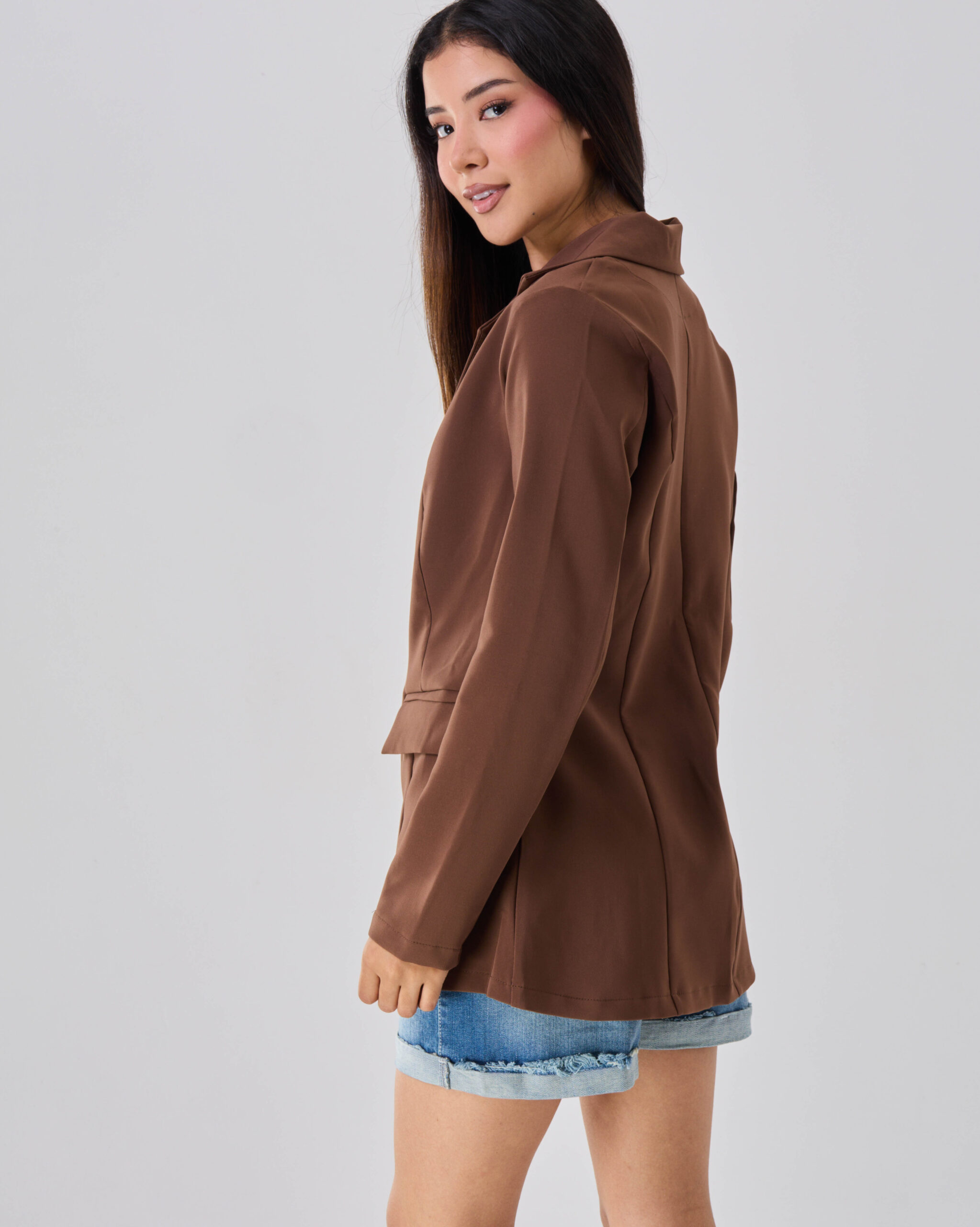 BLAZER DELIA M/L - MARRÓN - Imagen 2