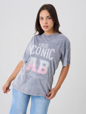 POLO ACID WASH - PLOMO