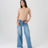 JEANS GEORGINA SEMICADERA - CELESTE