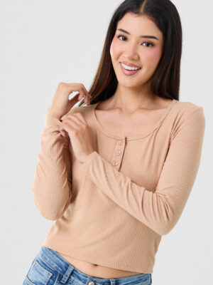 POLO YADIRA - BEIGE - Imagen 3