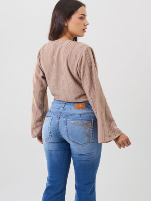 JEANS DONNA SEMICADER - AZUL - Imagen 4