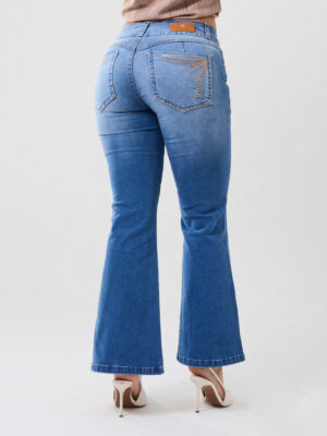 JEANS DONNA SEMICADER - AZUL - Imagen 3