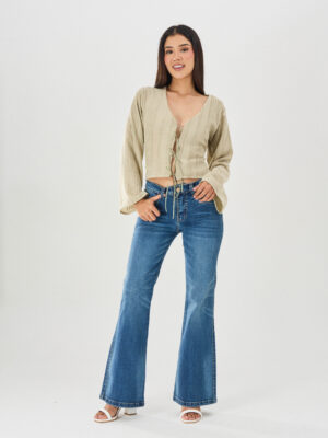JEANS VEGA SEMICADERA - AZUL