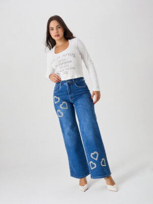 JEANS ELIZA - CELESTE