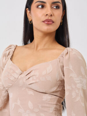 BLUSA CAROLINE 255 - BEIGE - Imagen 3
