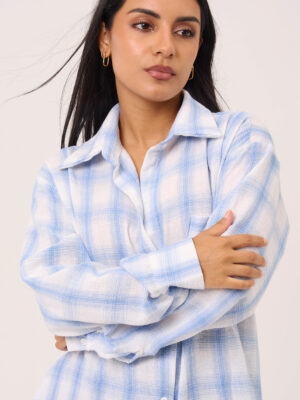 BLUSA ANDREA 272 - CELESTE - Imagen 3