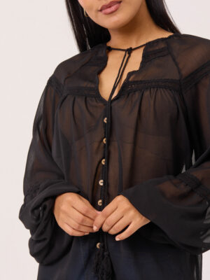 BLUSA FABIOLA 228 - NEGRO - Imagen 3