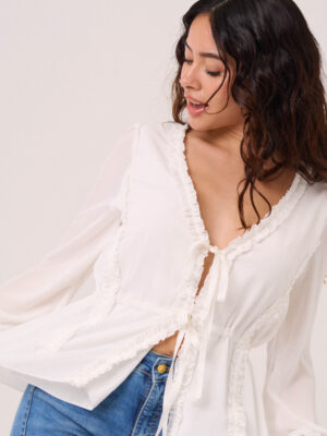 BLUSA HELEN - PERLA - Imagen 3