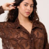 BLUSA OLIVIA 270 - MARRÓN - Imagen 3