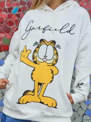 POLERA OVER LOVE GARFIELD - PERLA - Imagen 3