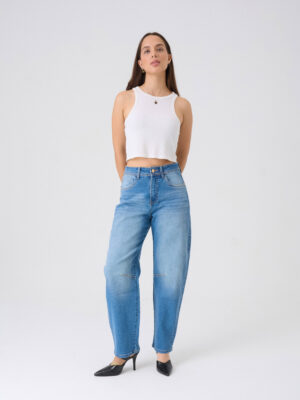 JEANS KORA BALLON - CELESTE
