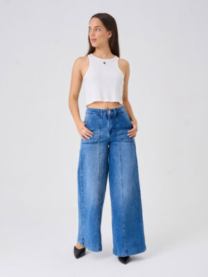 JEANS LITA CLÁSICO 091 - CELESTE