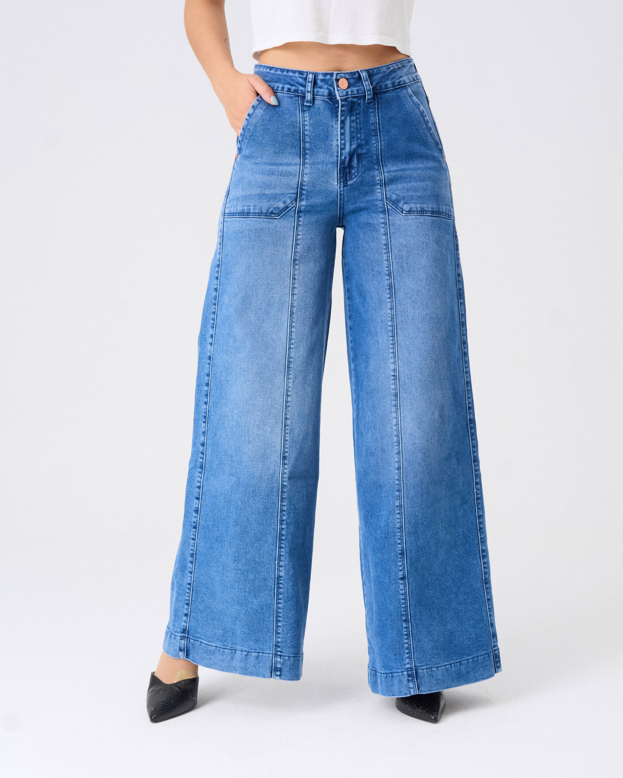 JEANS LITA CLÁSICO 091 - CELESTE - Imagen 3