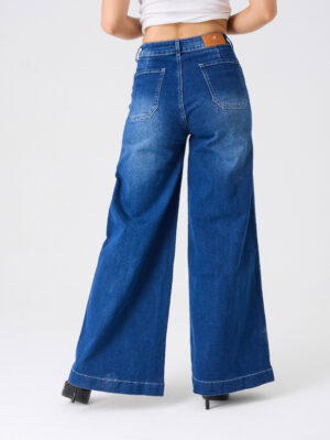 JEANS SELMA PALAZZO 087 - AZUL - Imagen 3