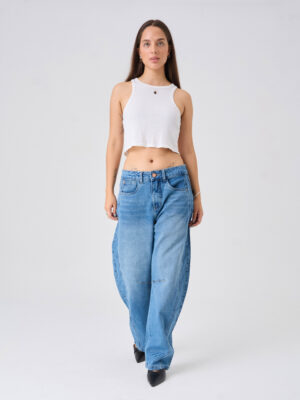 JEANS SAYRI BALLON 097 - CELESTE