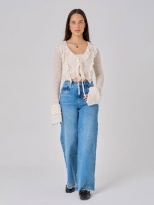 JEANS FER PALAZZO 088 - CELESTE