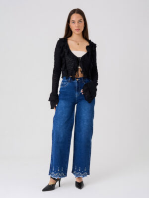 JEANS FER PALAZZO 088 - AZUL