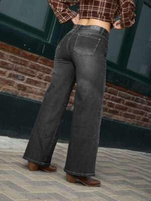 Alternative view of JEANS EBBA PALAZZO - CARBÓN