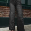 JEANS EBBA PALAZZO - CARBÓN
