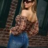 BLUSA KARLA - MARRÓN - Imagen 2