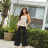 PANTALON LILIANA LOMA 295 - NEGRO