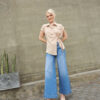 JEANS GRETA PALAZZO 35 - CELESTE